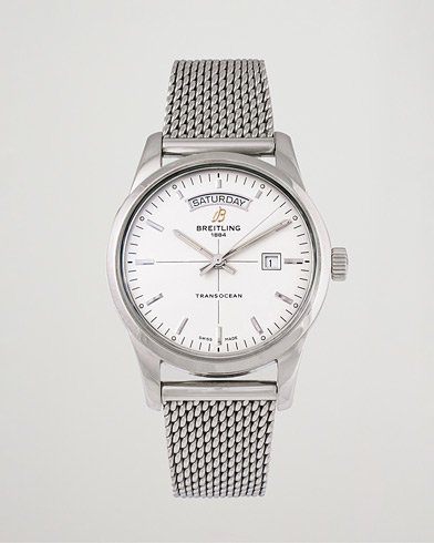 Brugt: |  | Breitling Pre-Owned | Transocean A45310 Silver