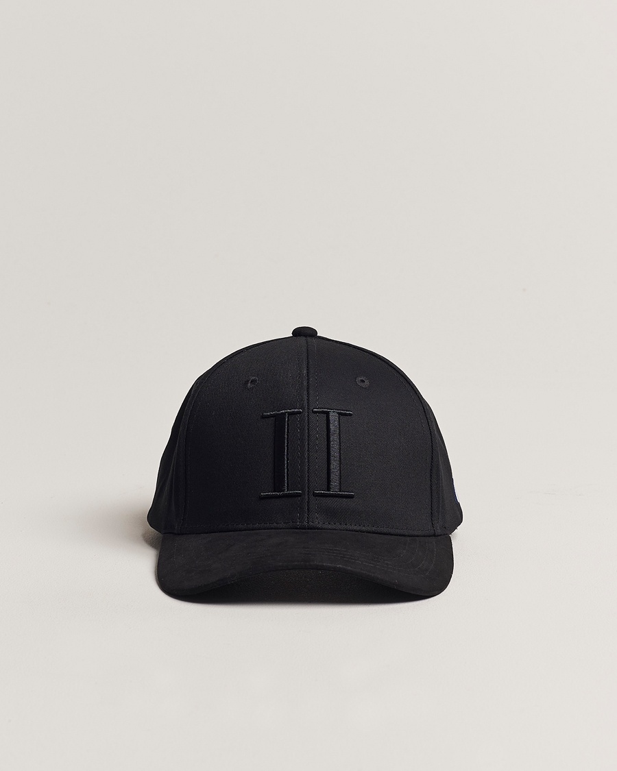 LES DEUX Baseball Cap Suede II Black – Sort