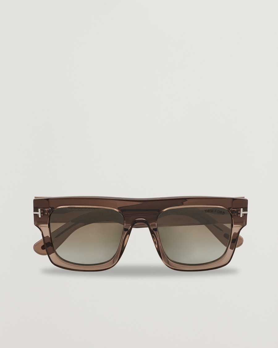Tom Ford Fausto FT0711 Sunglasses Brown/Green – Brun