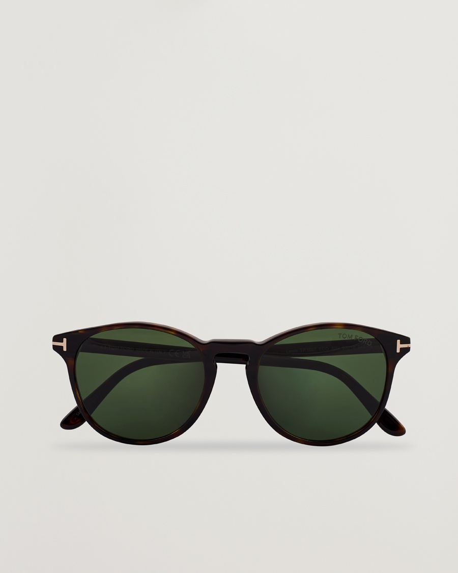 Tom Ford Lewis FT1097 Sunglasses Dark Havana/Green – Brun