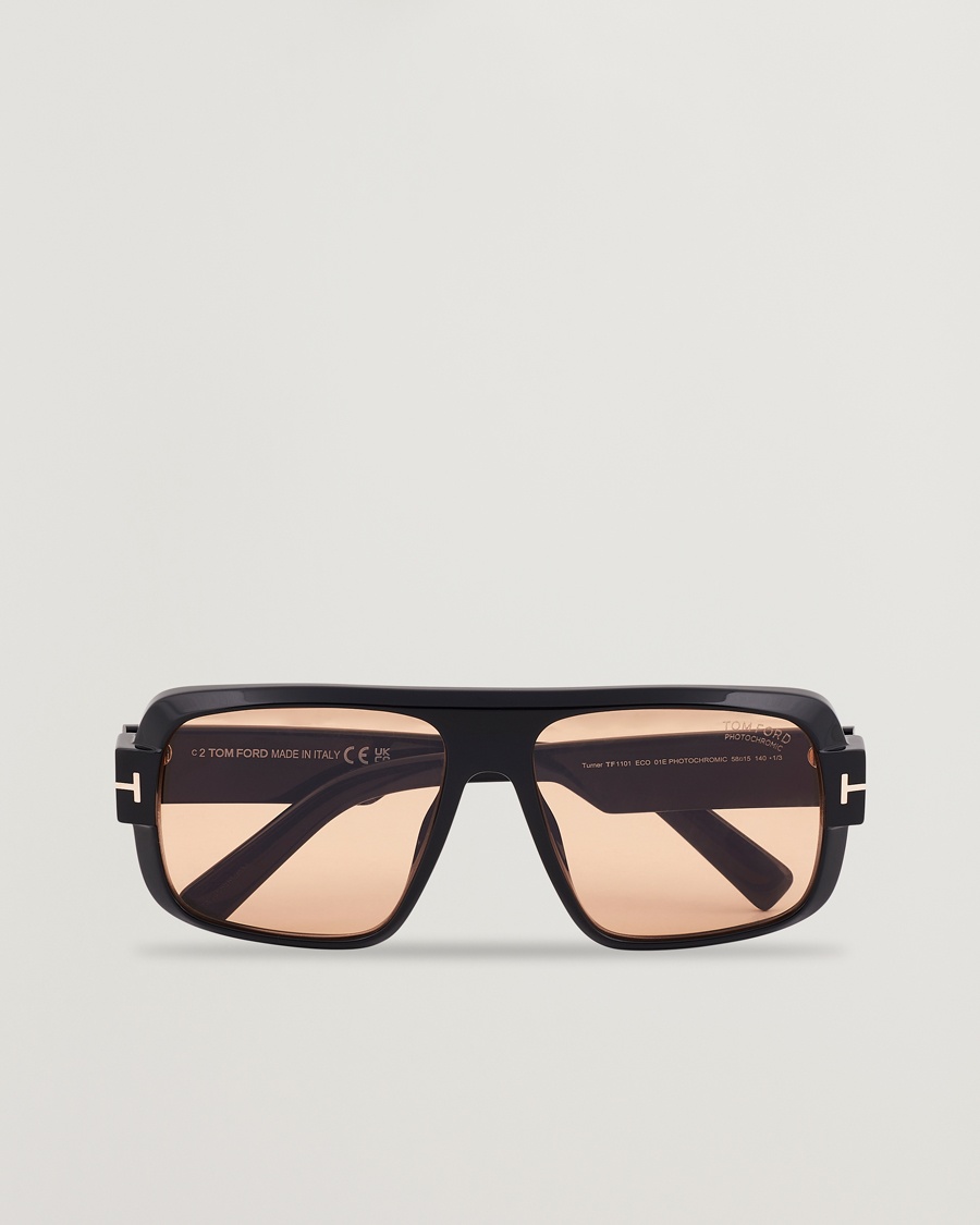 Tom Ford Turner FT1101 Sunglasses Black/Brown – Sort