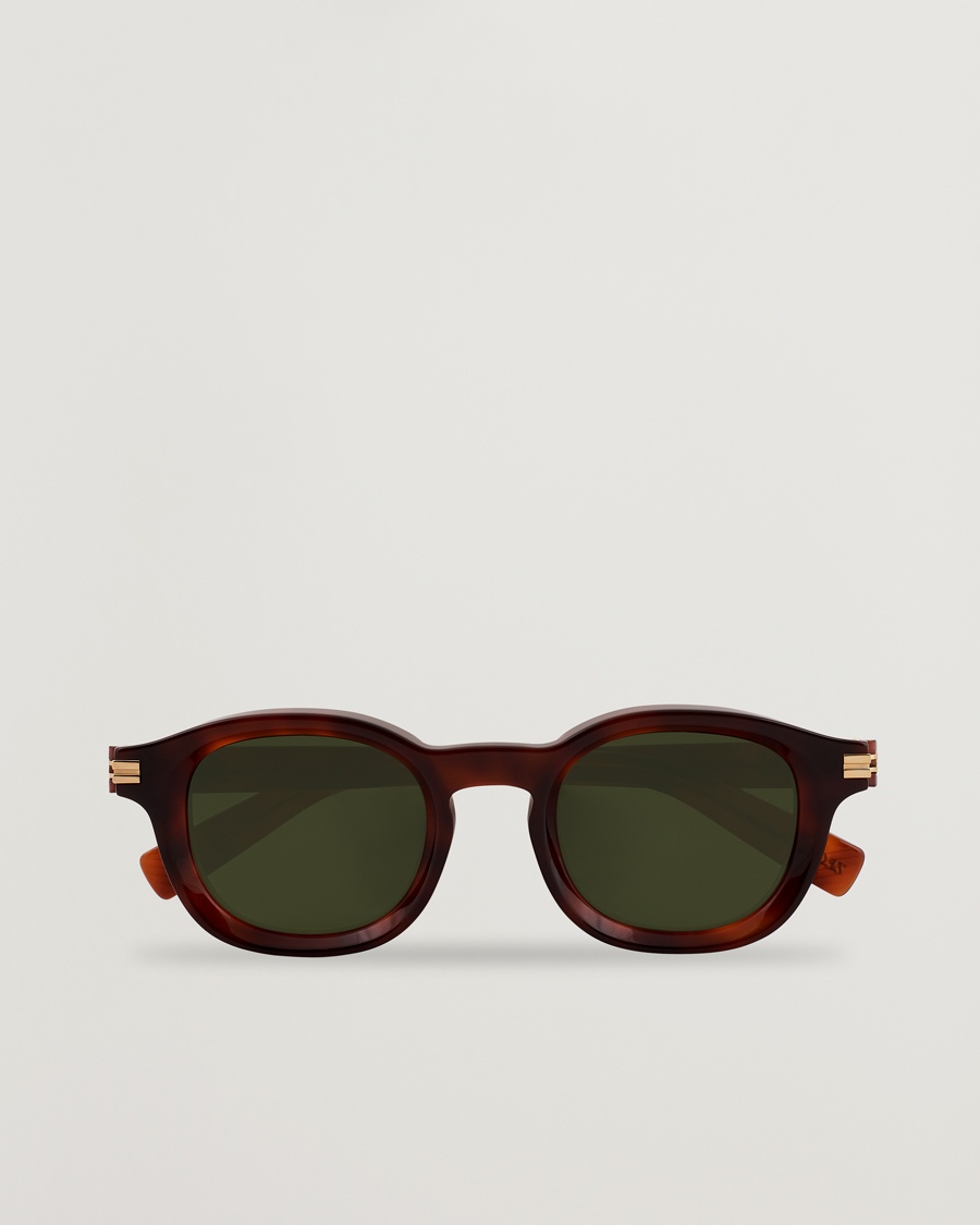 Zegna EZ0229 Sunglasses Dark Havana/Green – Brun