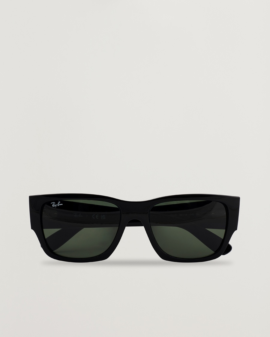 Ray-Ban Carlos Sunglasses Black/Crystal Green – Sort