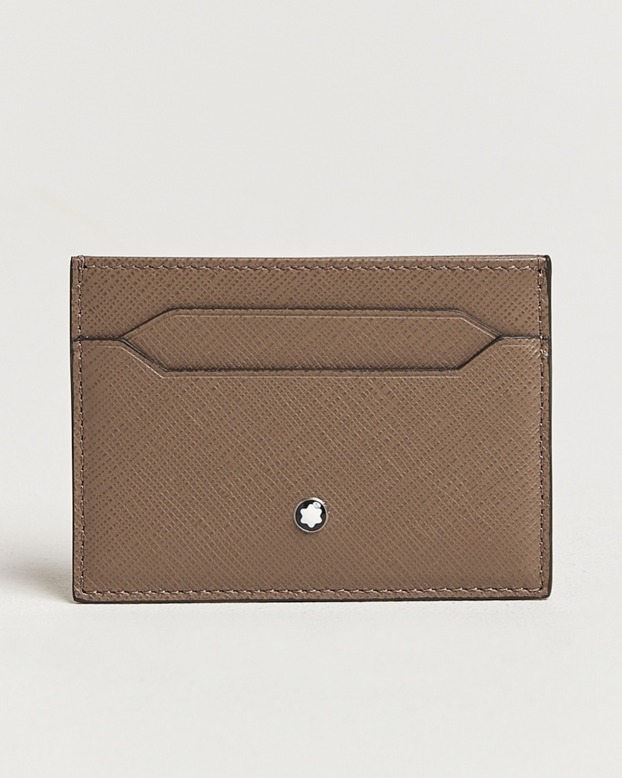 Montblanc Sartorial Card Holder 5cc Mastic – Brun