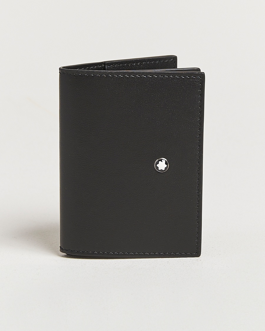 Montblanc Soft Trio Card Holder 4cc Black – Sort
