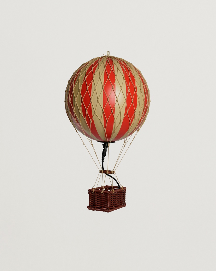 Authentic Models Travels Light Led Balloon True Red – Rød