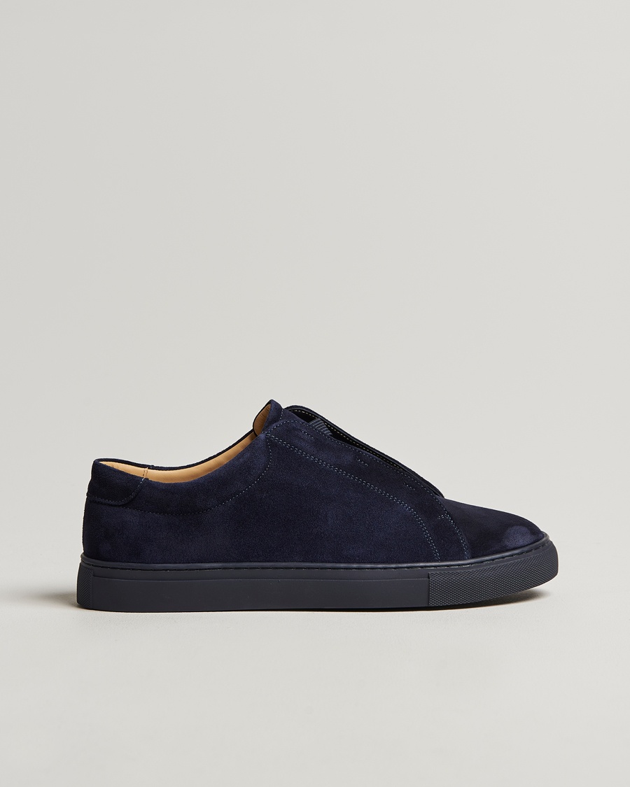 Myrqvist Alnö Sneakers Navy Suede – Blå