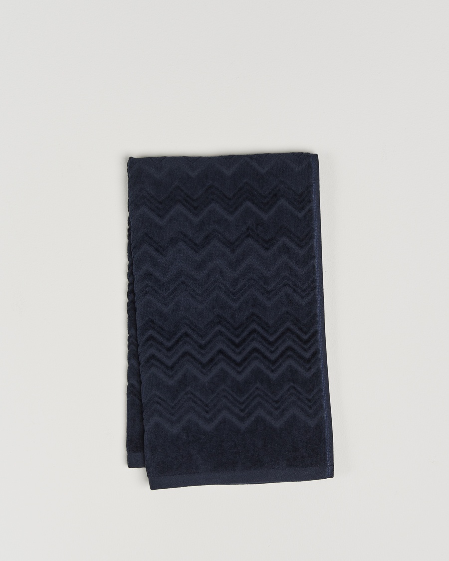 Missoni Home Chalk Hand Towel 40x70cm Navy – Blå