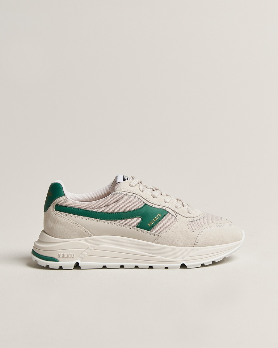 Herre | Sko i ruskind | Axel Arigato | Rush-A Sneaker Beige/Green