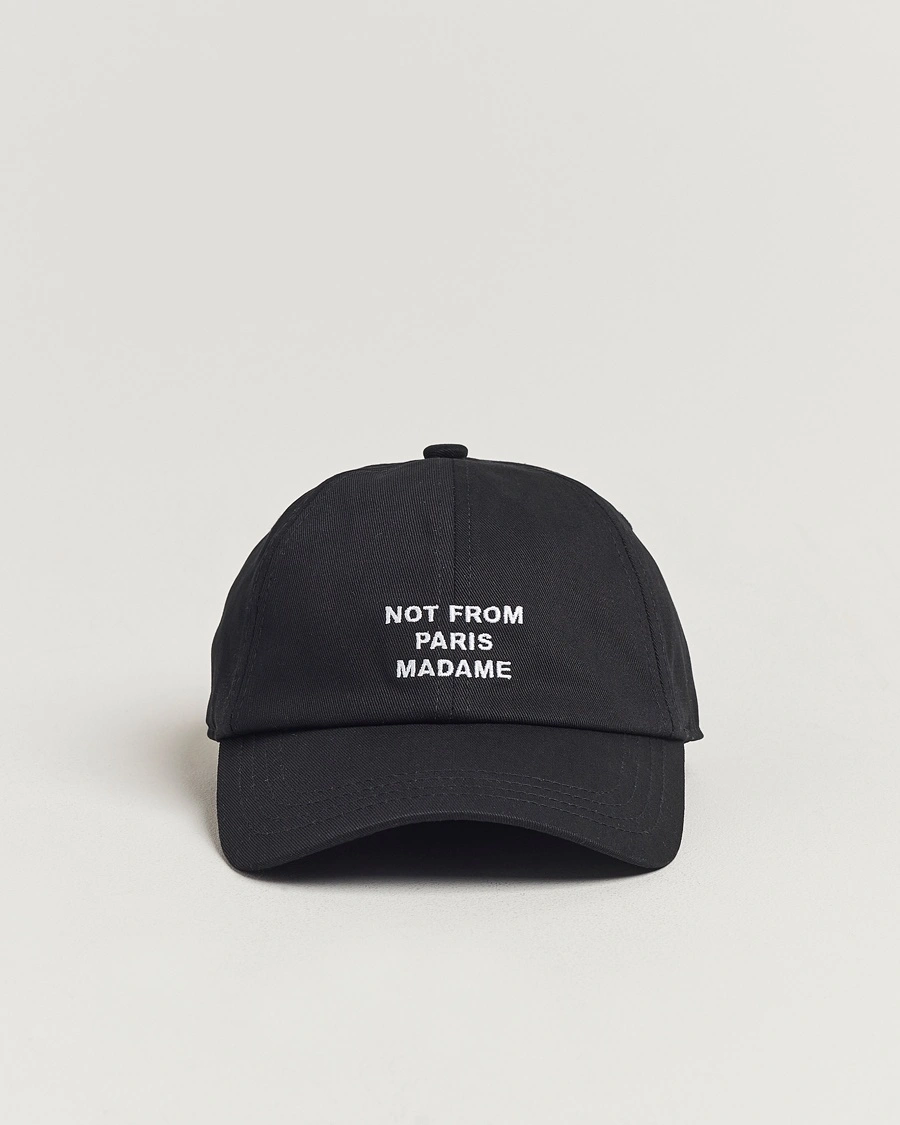 Drôle de Monsieur Slogan Baseball Cap Black – Sort