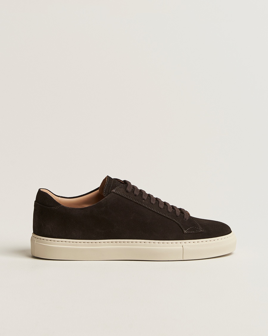 Herre | | Sweyd | 055 Suede Sneaker Dark Brown