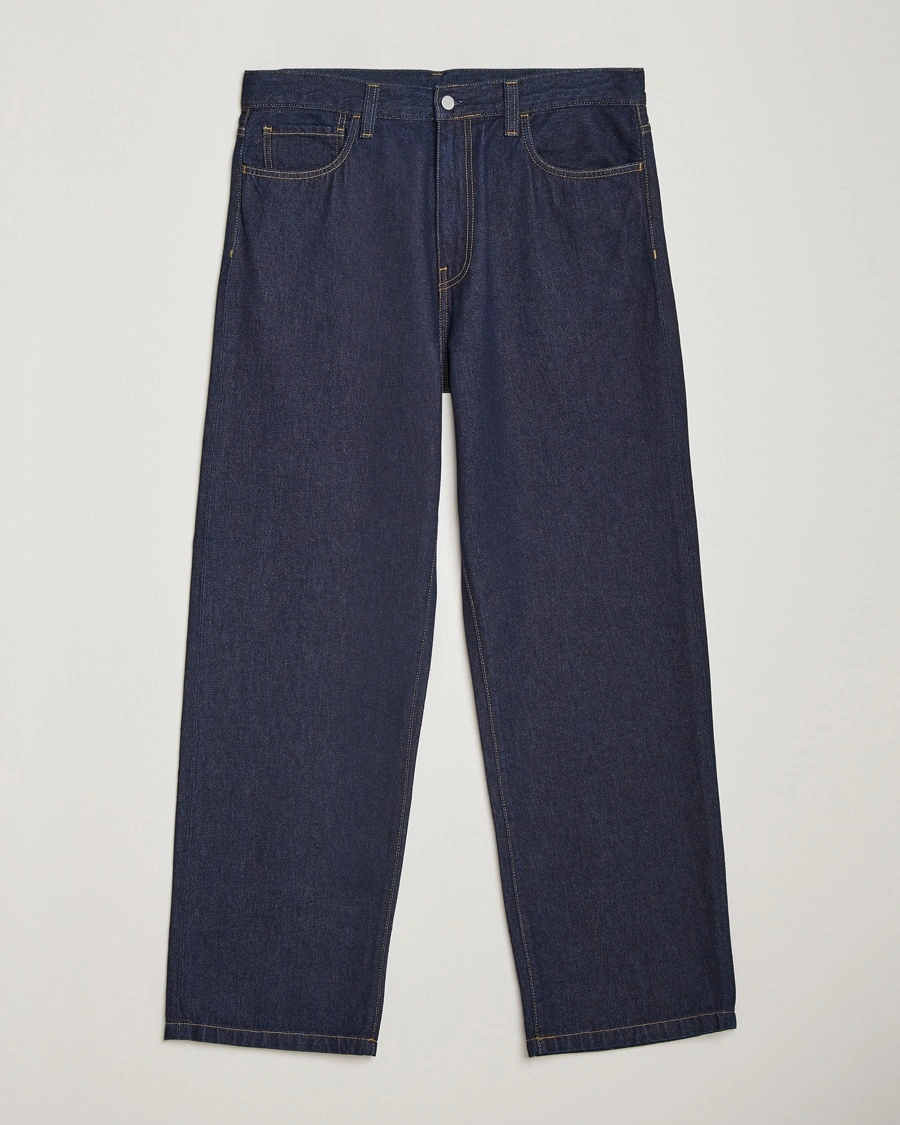 Carhartt WIP Landon Pant Robertson Denim Blue Rinsed – Blå