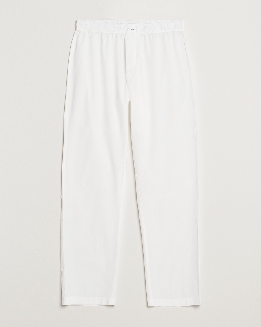 Bread & Boxers Woven Pyjama Pant White – Hvid