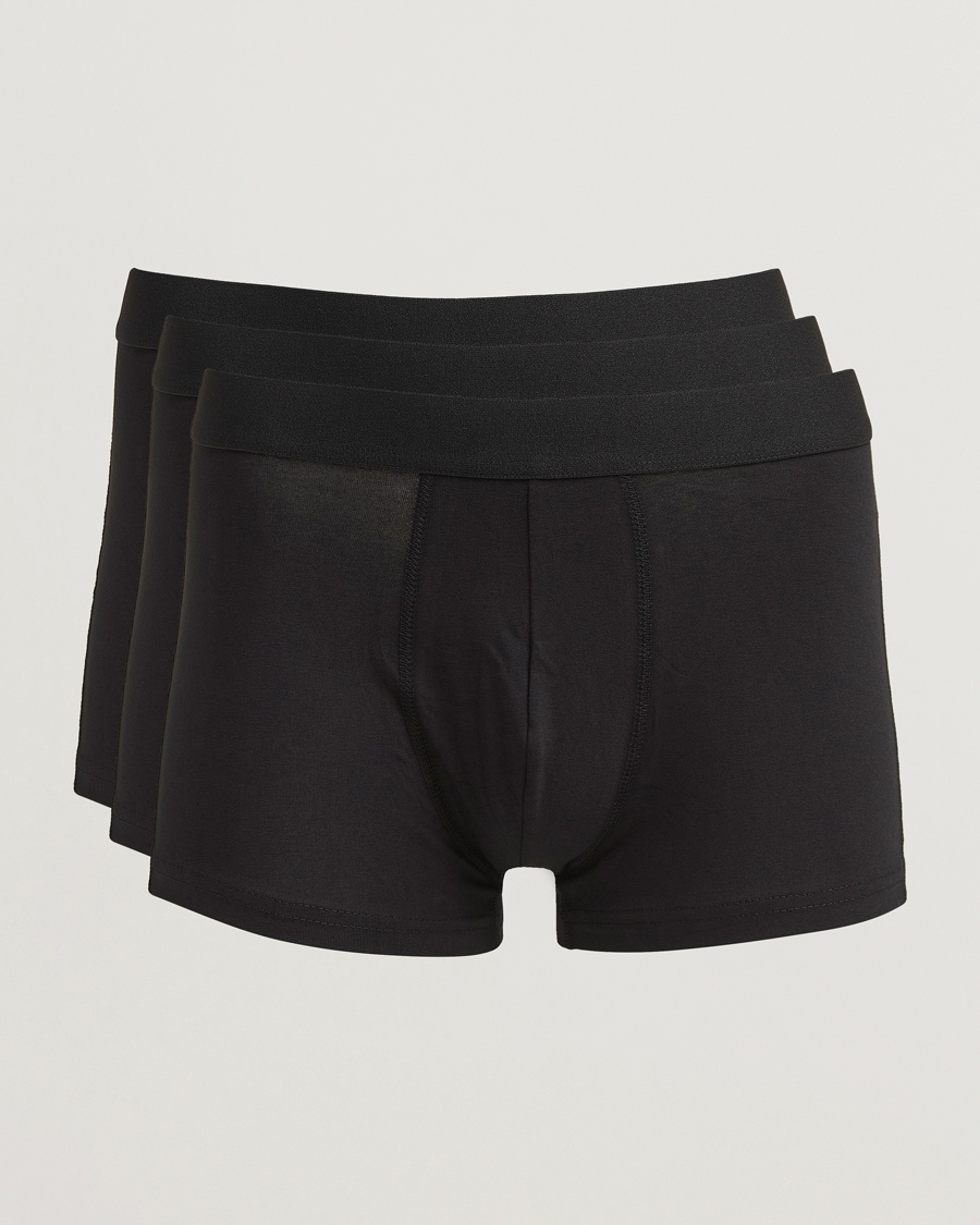 Bread & Boxers 3-Pack Trunk Black – Sort