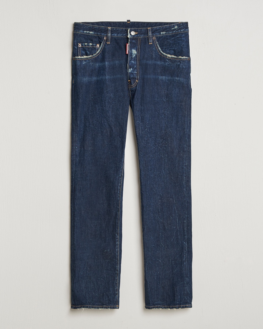 Herre | Straight leg | Dsquared2 | 642 Loose Jeans Dark Blue