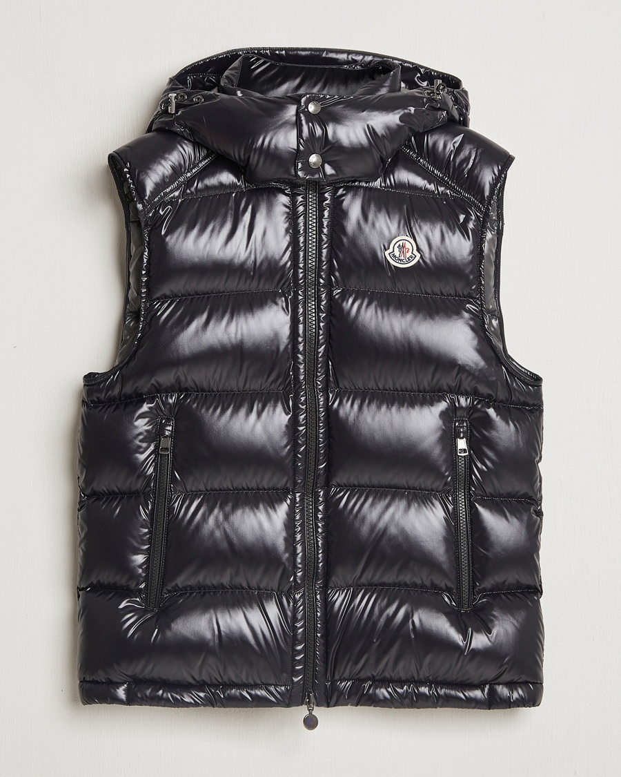 Moncler Bormes Down Vest Black – Sort