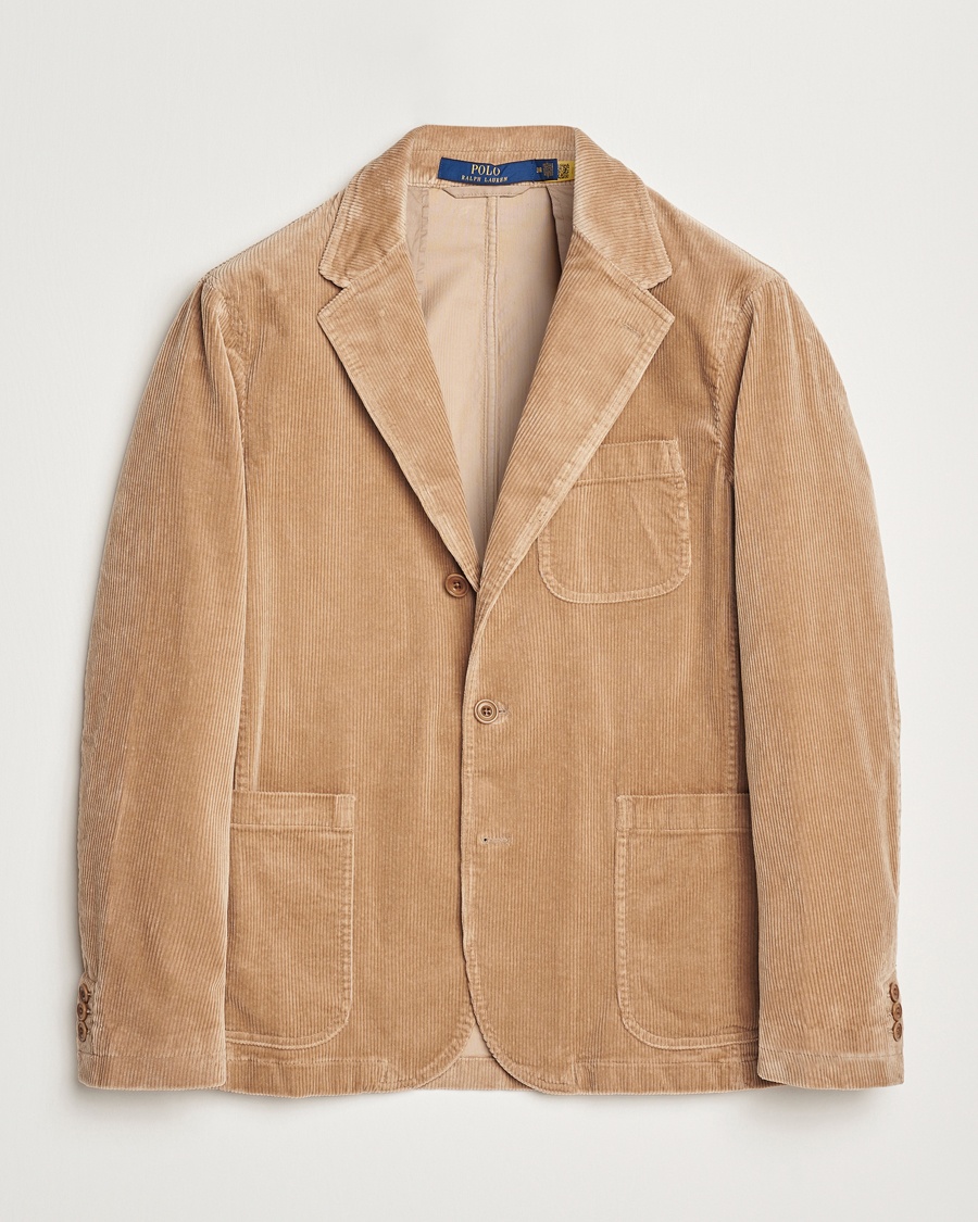 Herre | Fløjlsblazer | Polo Ralph Lauren | Corduroy Stretch Blazer Hazelnut