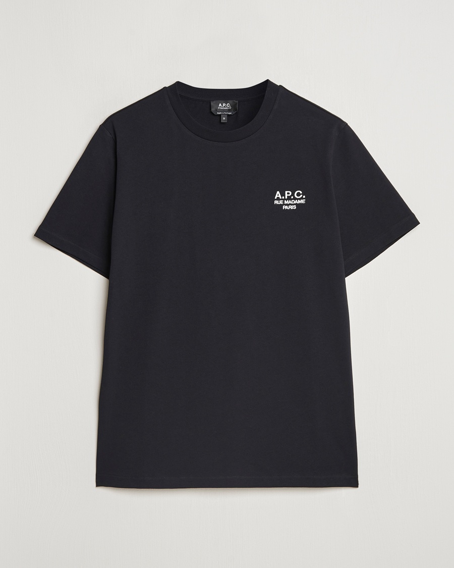 A.P.C. Rue Madame T-Shirt Black/White – Sort
