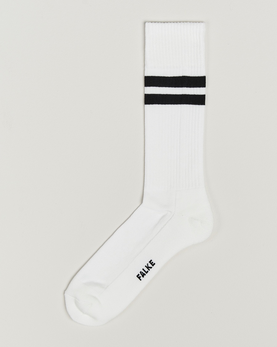 Falke Dynamic Tennis Sock White/Black – Hvid