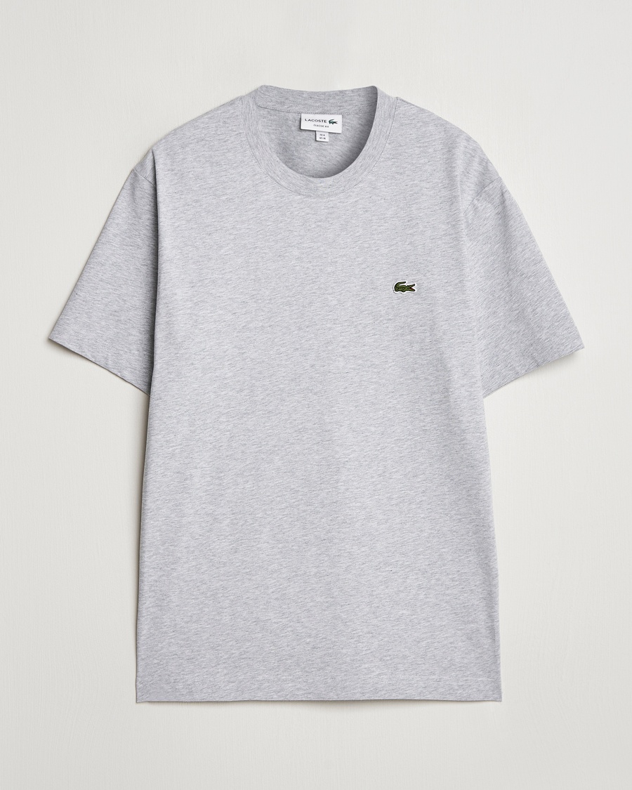 Lacoste Crew Neck T-Shirt Silver Chine – Grå