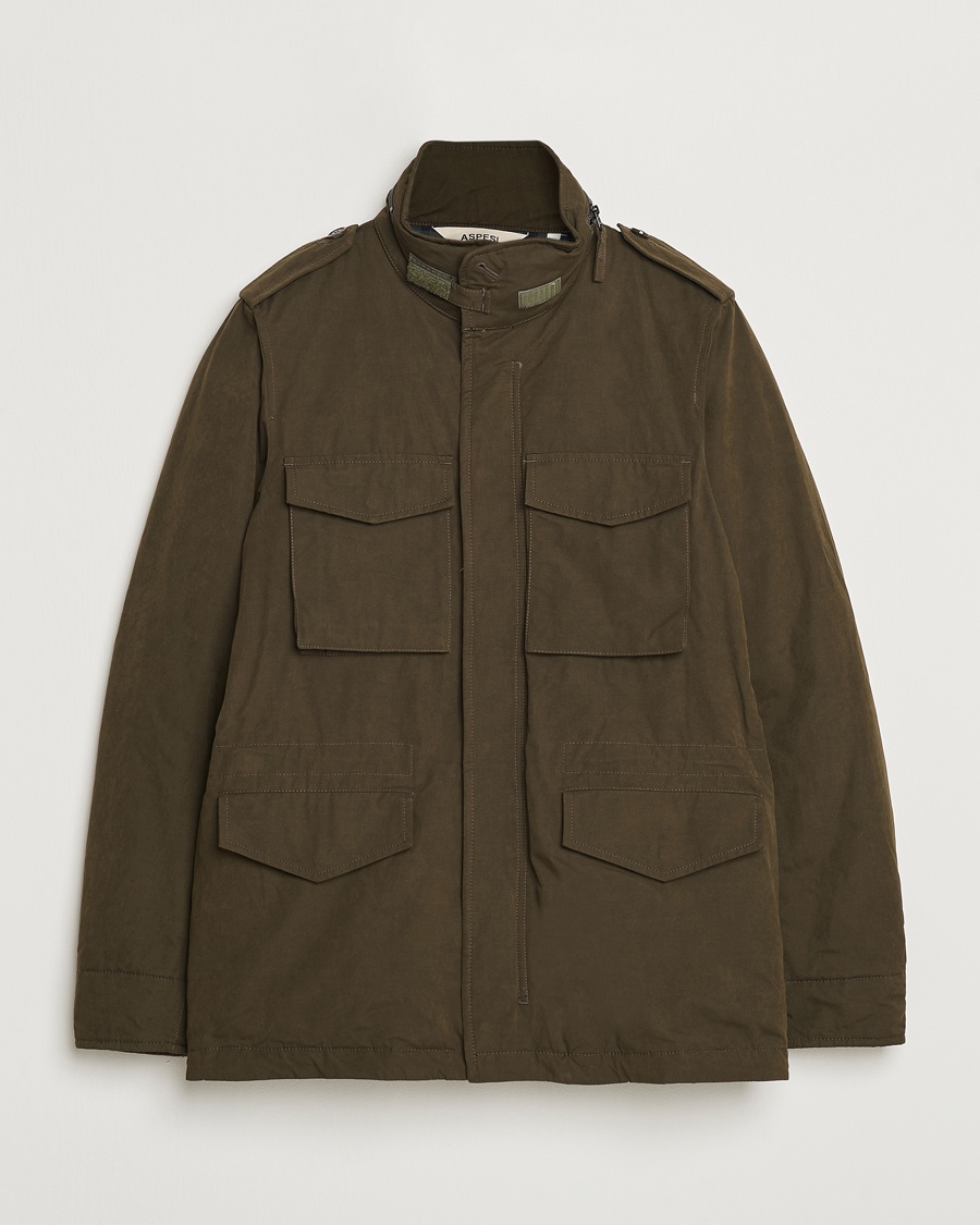 Herre | Moderne jakker | Aspesi | Cotton Field Jacket Military
