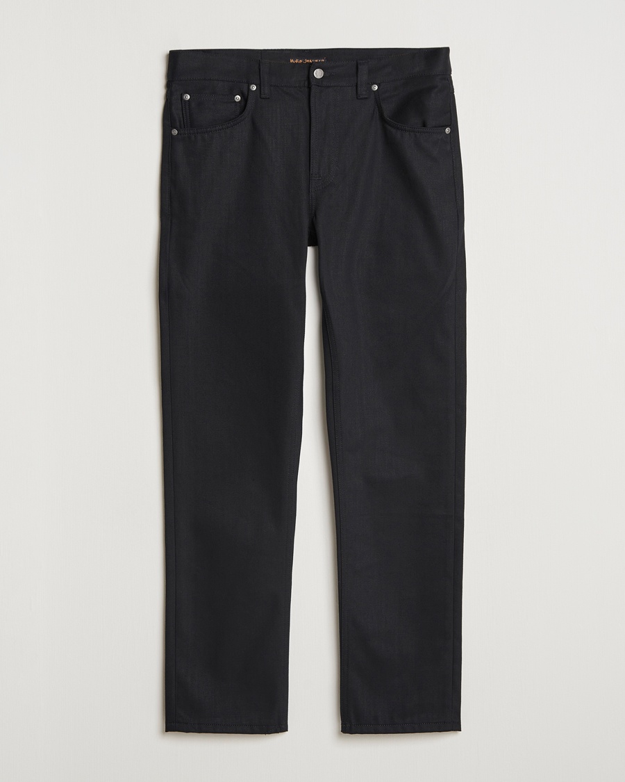 Nudie Jeans Gritty Jackson Jeans Dry Ever Black – Sort