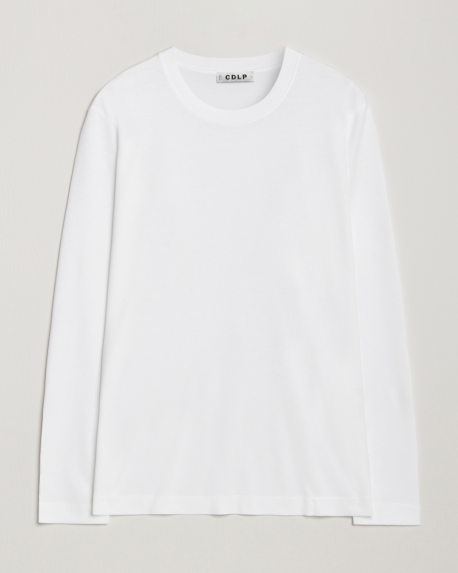 CDLP Midweight Long Sleeve T-Shirt White – Hvid