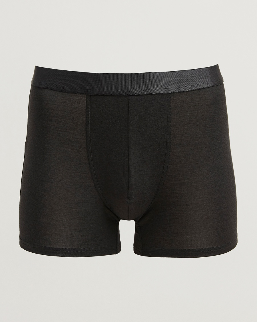 CDLP Wool Boxer Brief Black – Sort