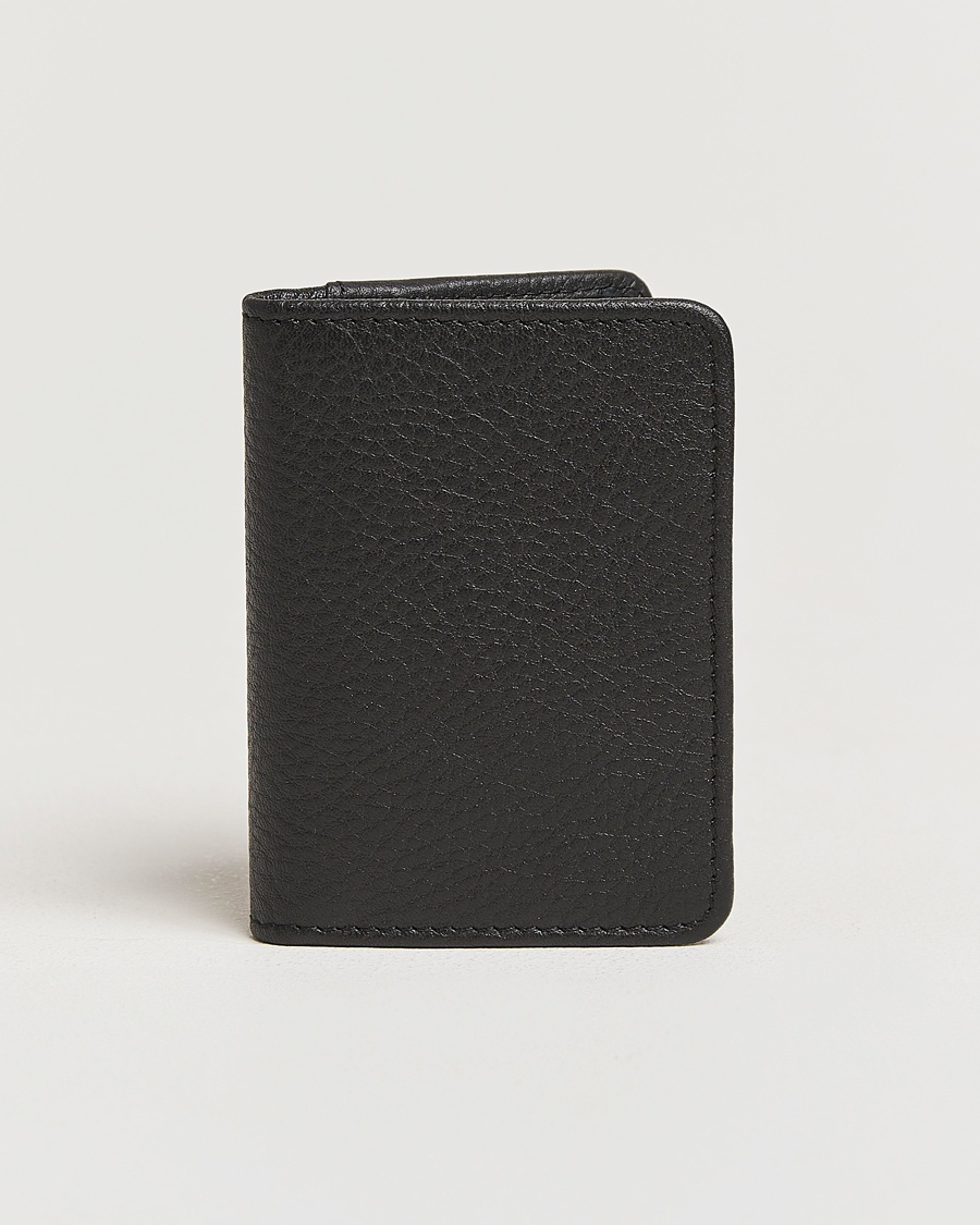 Loake Shoemakers Fenchurch Grained Leather Card Holder Black – Sort