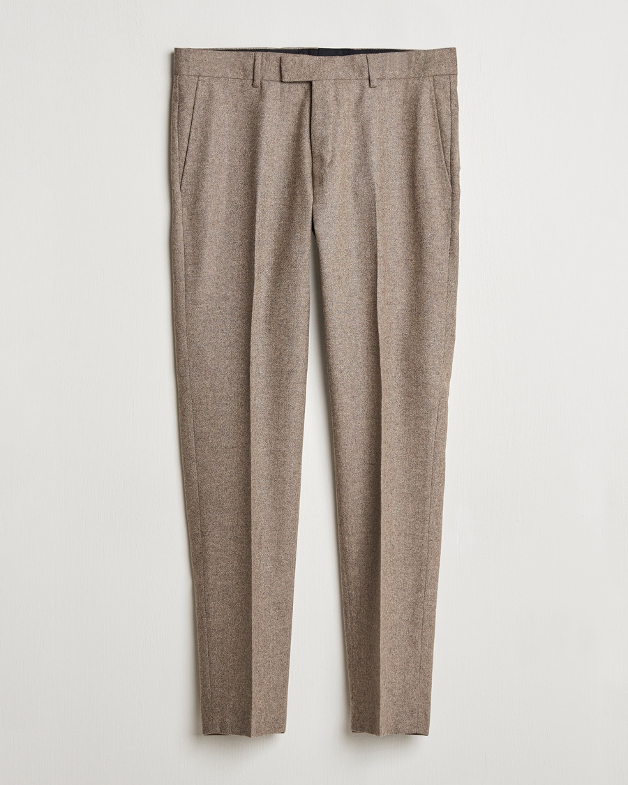 Herre | 50% udsalg | Tiger of Sweden | Tenuta Brushed Wool Trousers Burlywood
