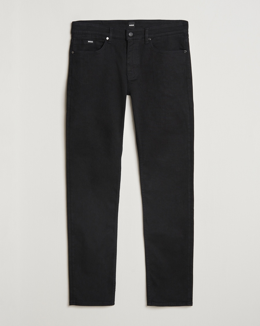 BOSS BLACK Delaware Jeans Black – Sort