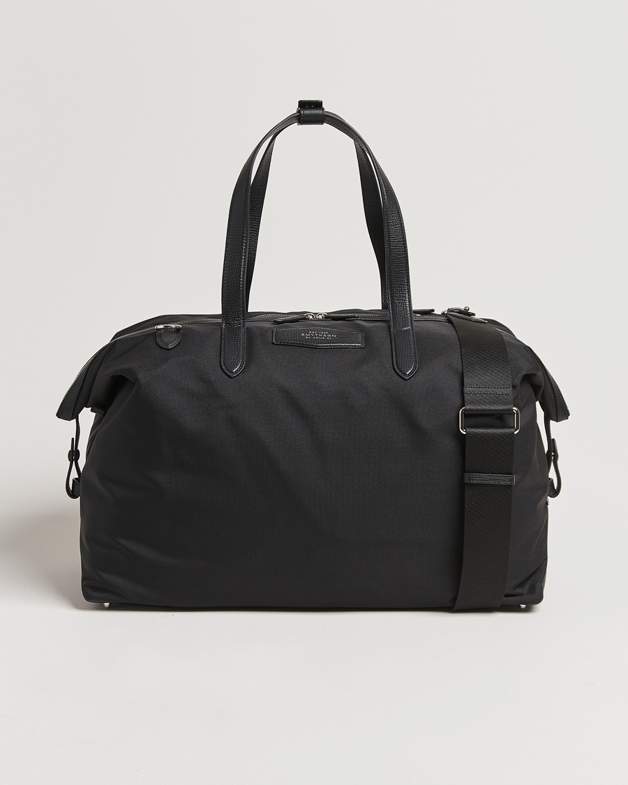 Smythson Canvas Norton Travel Bag Black – Sort