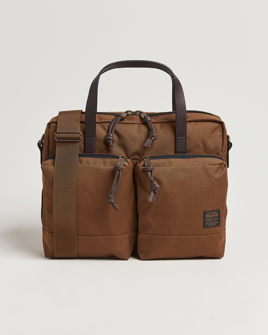 Filson FilsonDryden Cordura Nylon BriefcaseWhiskey – Brun