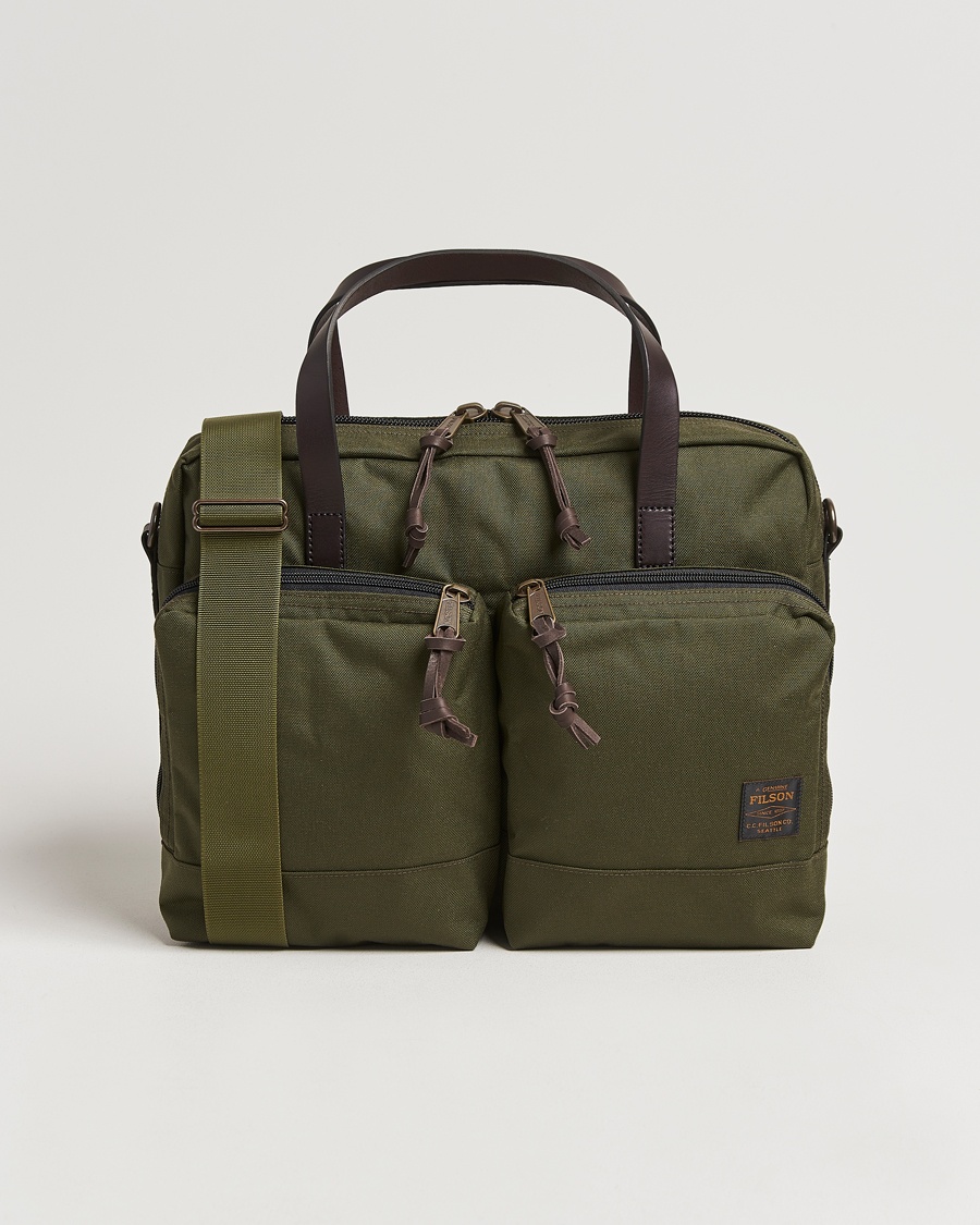 Filson FilsonDryden Cordura Nylon BriefcaseOtter Green – Grøn