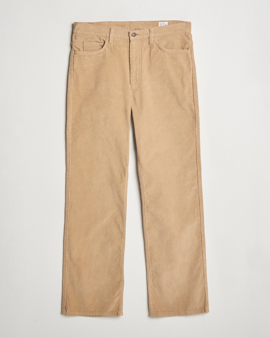 Herre | Afdelinger | orSlow | Shoe Cut Corduroy Pants Beige