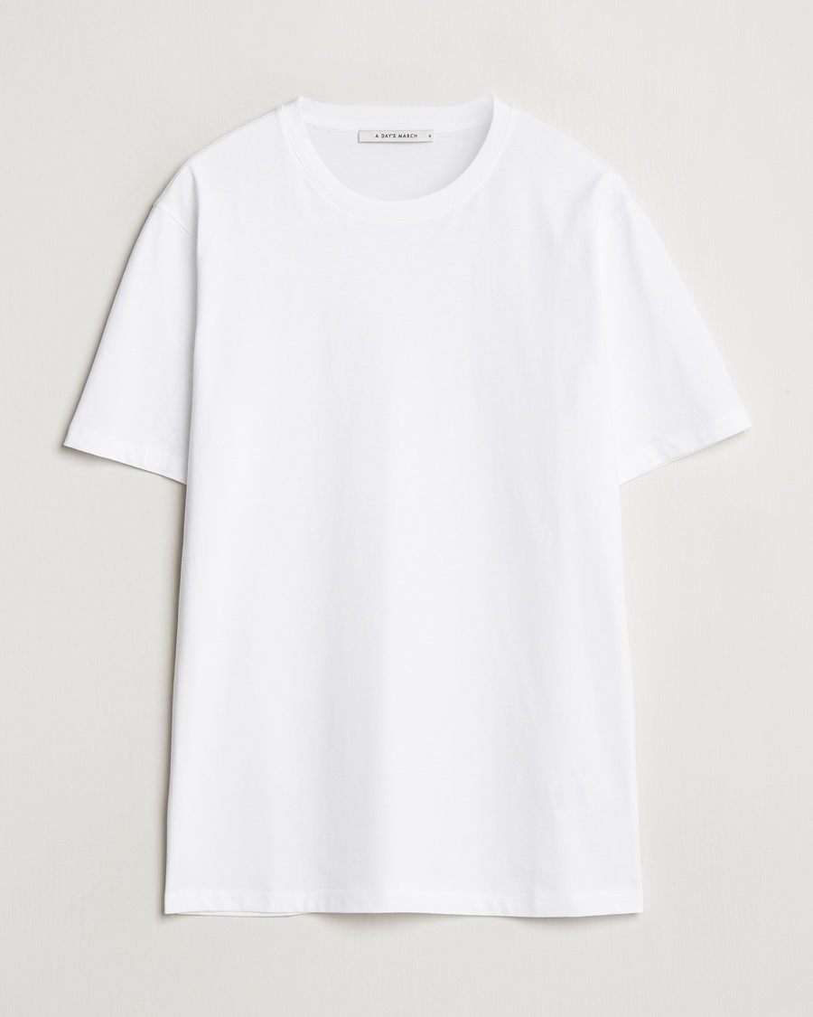 A Day's March Midweight T-Shirt White – Hvid