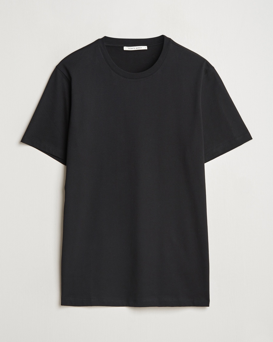 A Day's March Midweight T-Shirt Black – Sort
