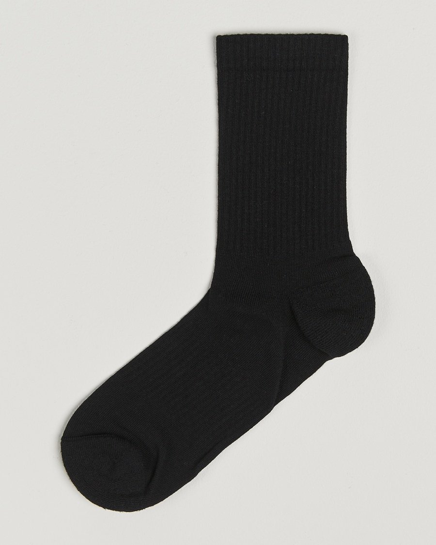 Herre | Almindelige sokker | Sweyd | Crew Cotton Socks Black