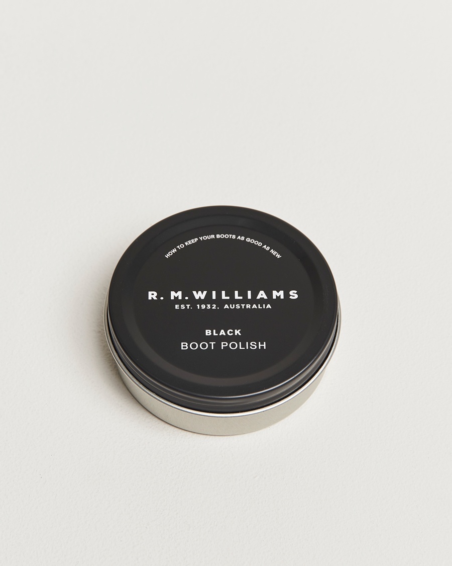 R.M.Williams Stockman's Boot Polish 70ml Black – Sort