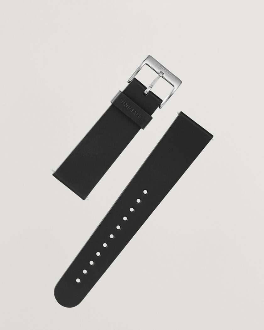 UNIMATIC TPU Quick Release 22mm Strap Black – Sort