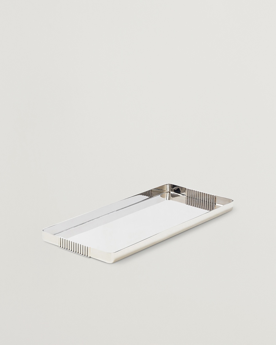 Ralph Lauren Home Thorpe Rectangular Stainless Tray – Sølv