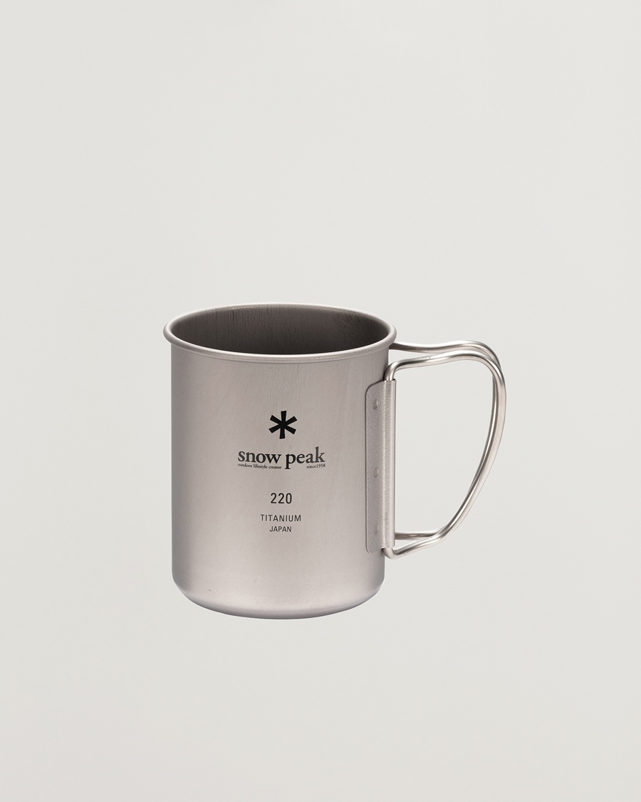 Snow Peak Single Wall Mug 220 Titanium – Grå