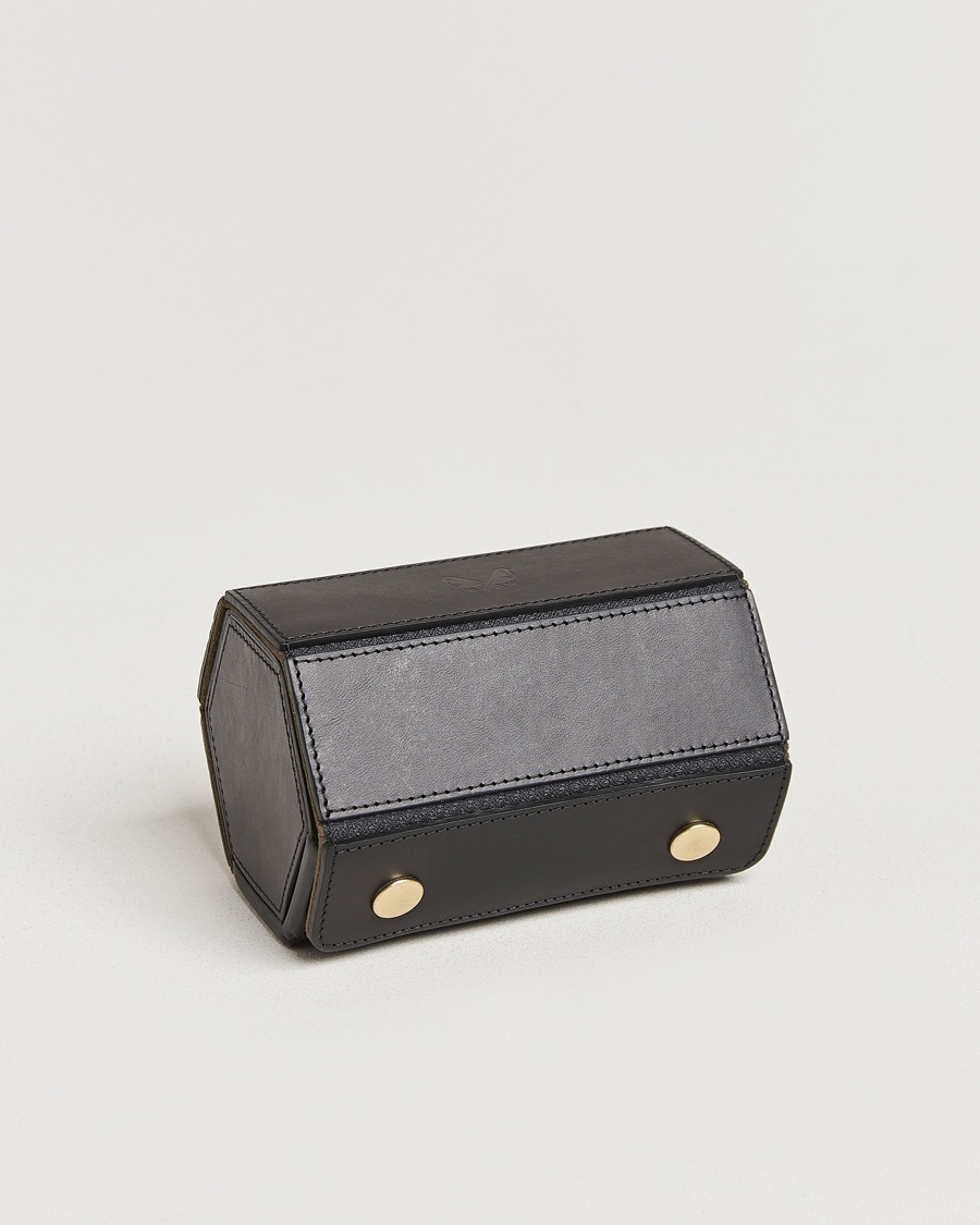 Bennett Winch Double Watch Roll Black – Sort