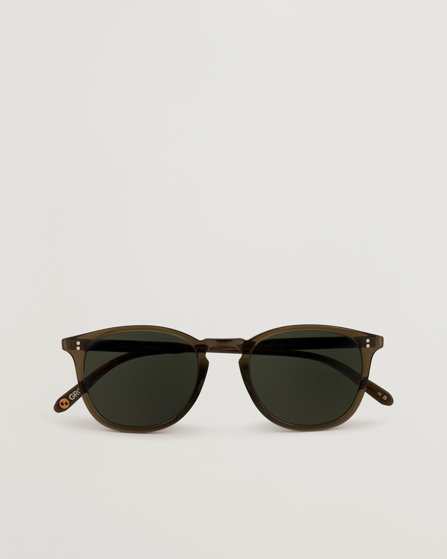 Garrett Leight Kinney 49 Sunglasses Olive/Green – Grøn