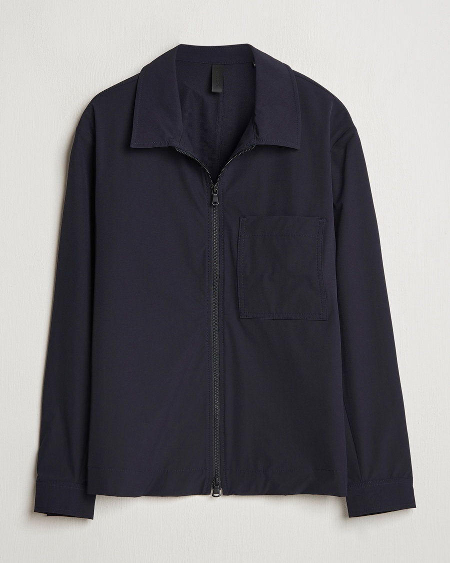 Herre | Udsalg tøj | J.Lindeberg | Jake Zipped Overshirt Navy