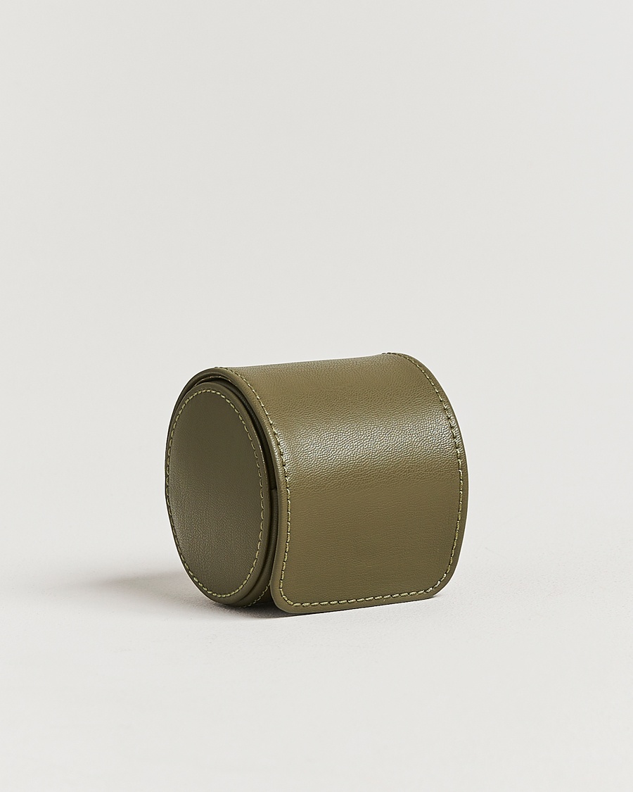 WOLF Single Watch Roll Earth Olive – Grøn