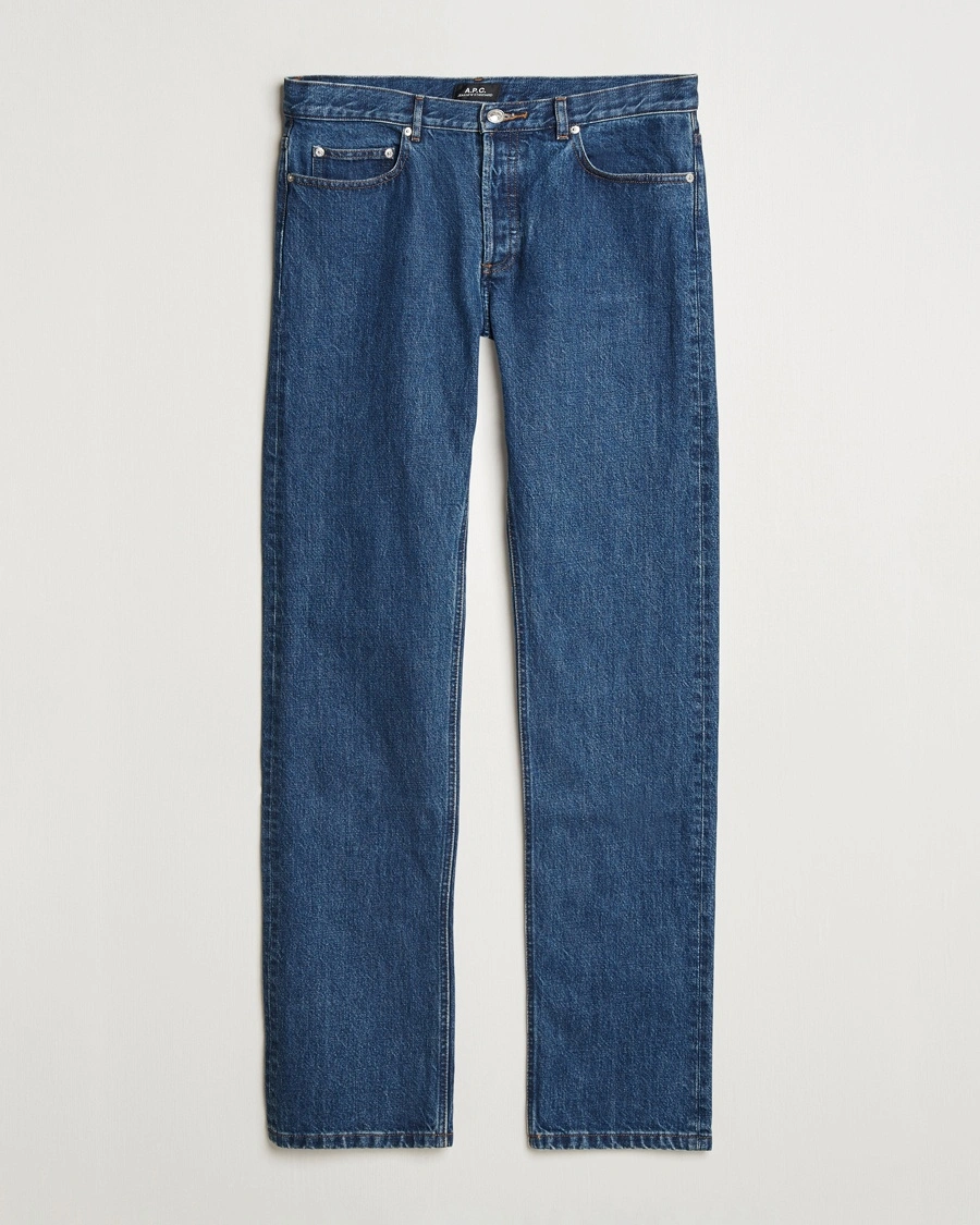 A.P.C. New Standard Jeans Washed Indigo – Blå