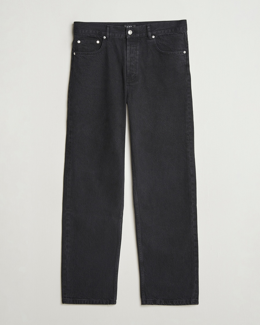 A.P.C. Fairfax Jeans Washed Black – Sort