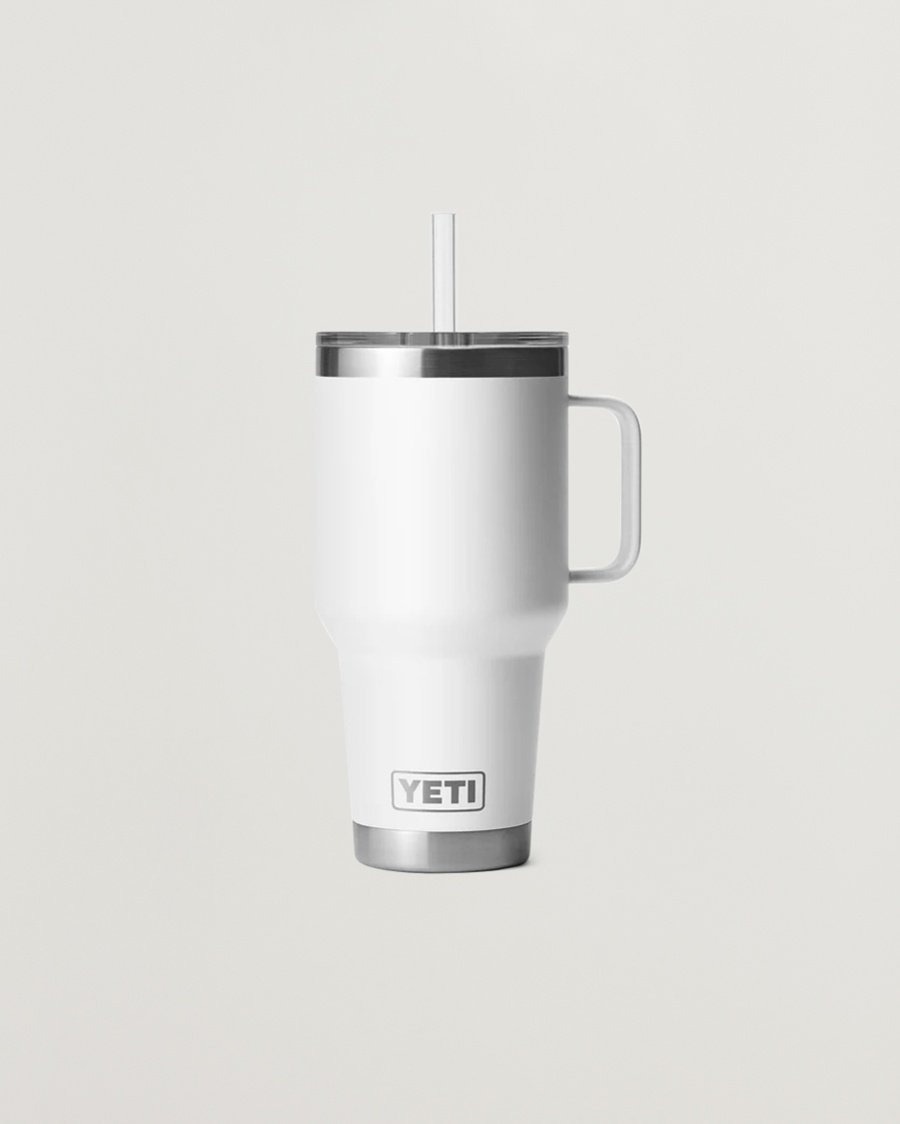 YETI Rambler 35 Oz Straw Mug White – Hvid