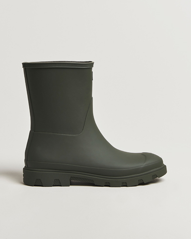 Hunter Boots Downpour Short Boot Dark Olive – Grøn